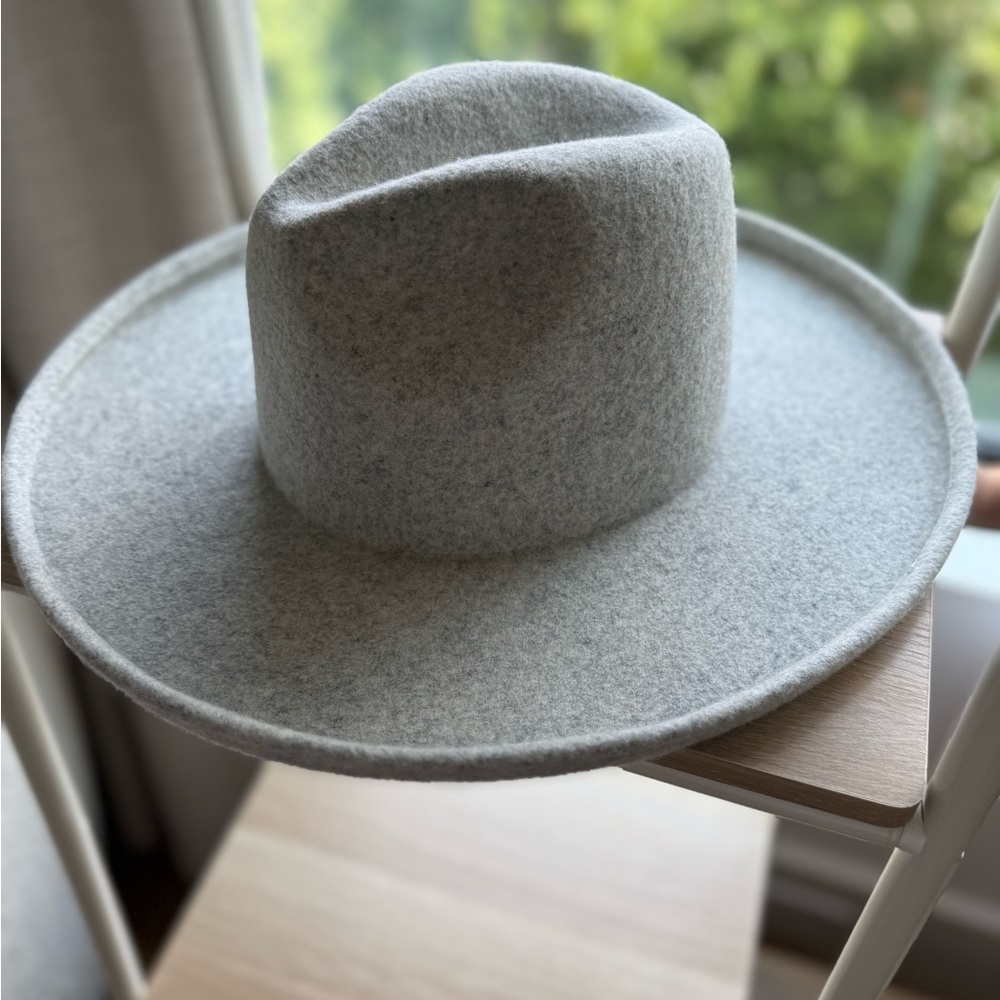 GIGI PIP Light Gray Fedora Hat